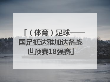 （体育）足球——国足抵达雅加达备战世预赛18强赛