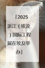 2025浙江（埃及）国际工程展在埃及举办