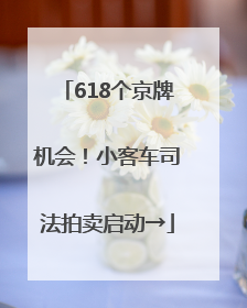 618个京牌机会！小客车司法拍卖启动→